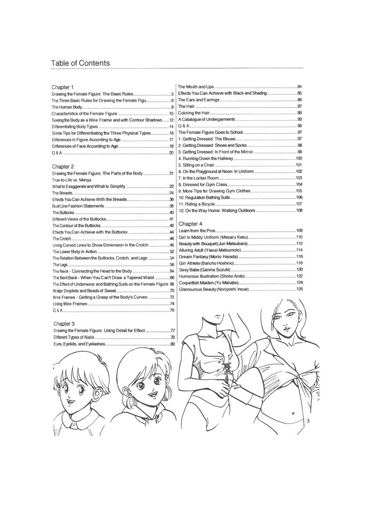 Hikaru Hayashi - Techniques For Drawing Female Manga Characters page 3 full