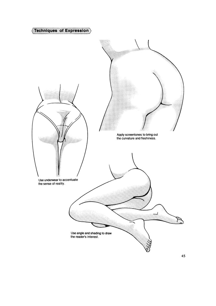 Hikaru Hayashi - Techniques For Drawing Female Manga Characters page 44 full