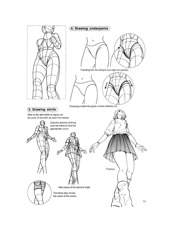 Hikaru Hayashi - Techniques For Drawing Female Manga Characters page 74 full