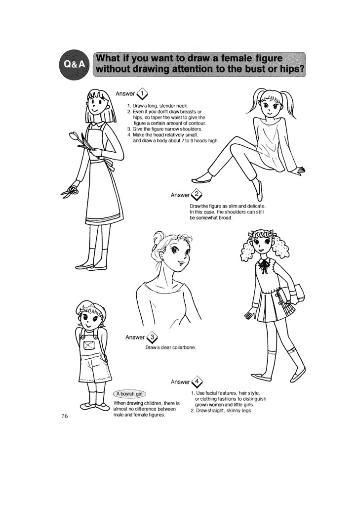 Hikaru Hayashi - Techniques For Drawing Female Manga Characters page 75 full