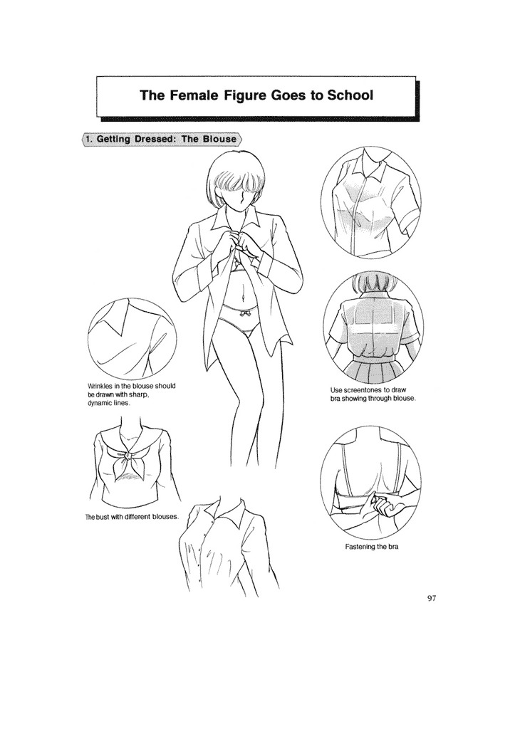 Hikaru Hayashi - Techniques For Drawing Female Manga Characters page 96 full