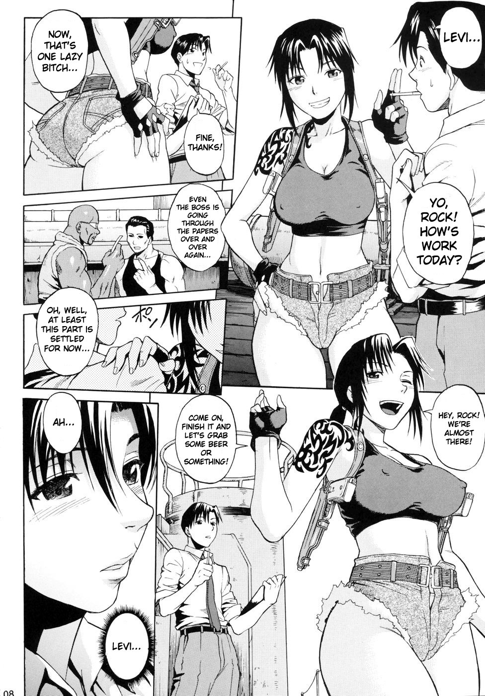 (C71) [Bakuretsu Fusen (Denkichi)] Bonus Stage (Black Lagoon) [English] [Kusanyagi] page 8 full