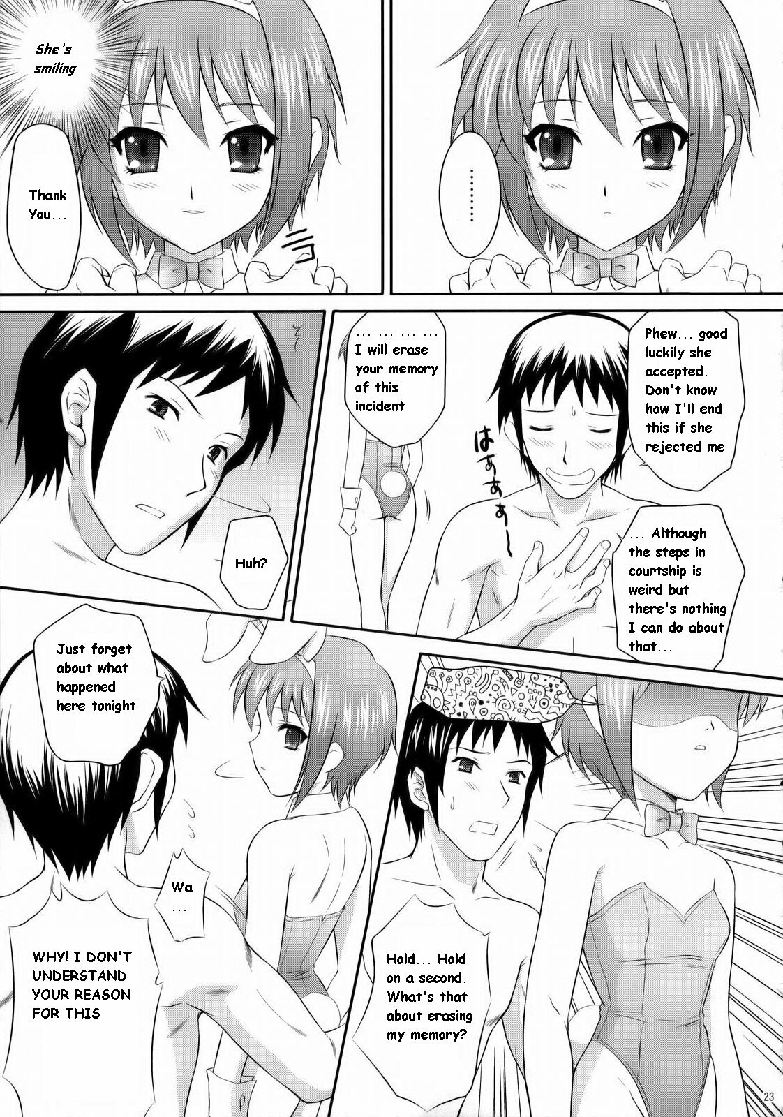 (C71) [U.R.C (Momoya Show-Neko)] Nagato Yuki wa Usagi to Kame no Yume o Miru ka? | Nagato Yuki Dreamt of The Tortoise and The Hare? (Suzumiya Haruhi no Yuuutsu) [English] [maxt] page 23 full