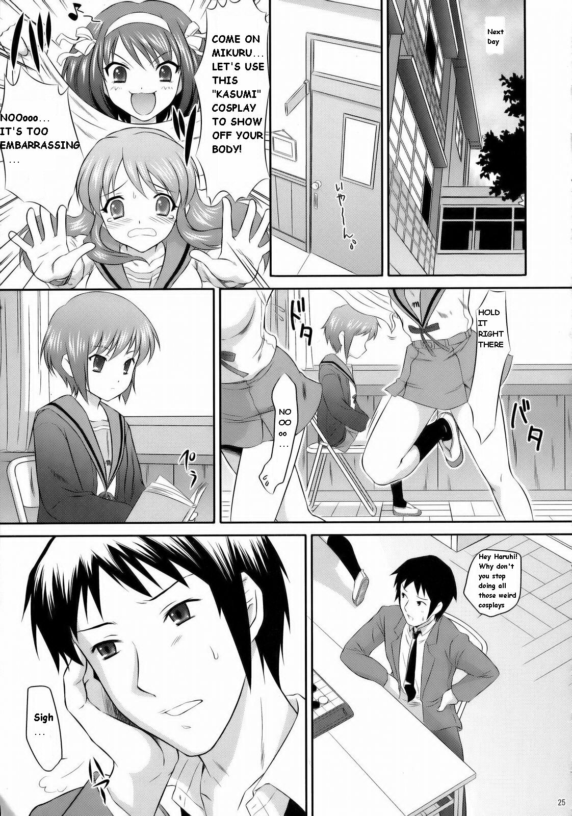 (C71) [U.R.C (Momoya Show-Neko)] Nagato Yuki wa Usagi to Kame no Yume o Miru ka? | Nagato Yuki Dreamt of The Tortoise and The Hare? (Suzumiya Haruhi no Yuuutsu) [English] [maxt] page 25 full