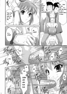 (C71) [U.R.C (Momoya Show-Neko)] Nagato Yuki wa Usagi to Kame no Yume o Miru ka? | Nagato Yuki Dreamt of The Tortoise and The Hare? (Suzumiya Haruhi no Yuuutsu) [English] [maxt] - page 10