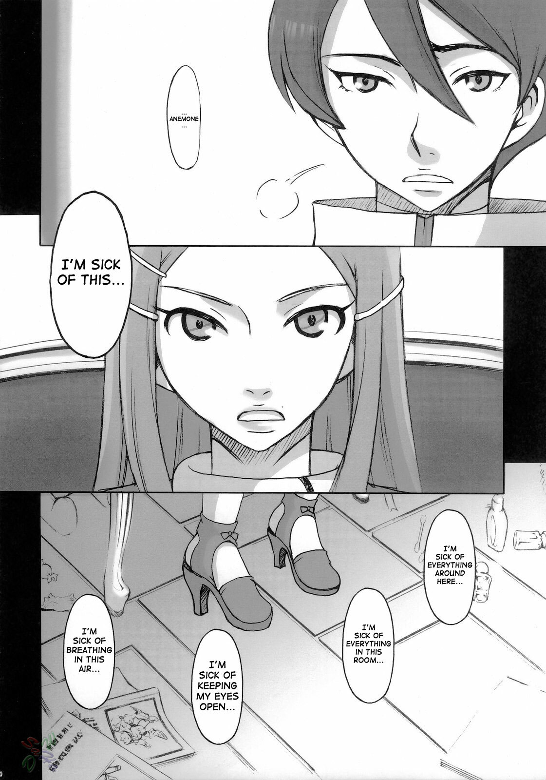 (C69) [GARDENING BULL DOG (Gotoh Akira)] I am bored. ANEMONE NO TAIKUTU | Anemones Boredom (Eureka seveN) [English] {Saha} page 5 full