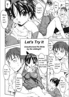 Let's Try It [English] [Rewrite] [olddog51] - page 1