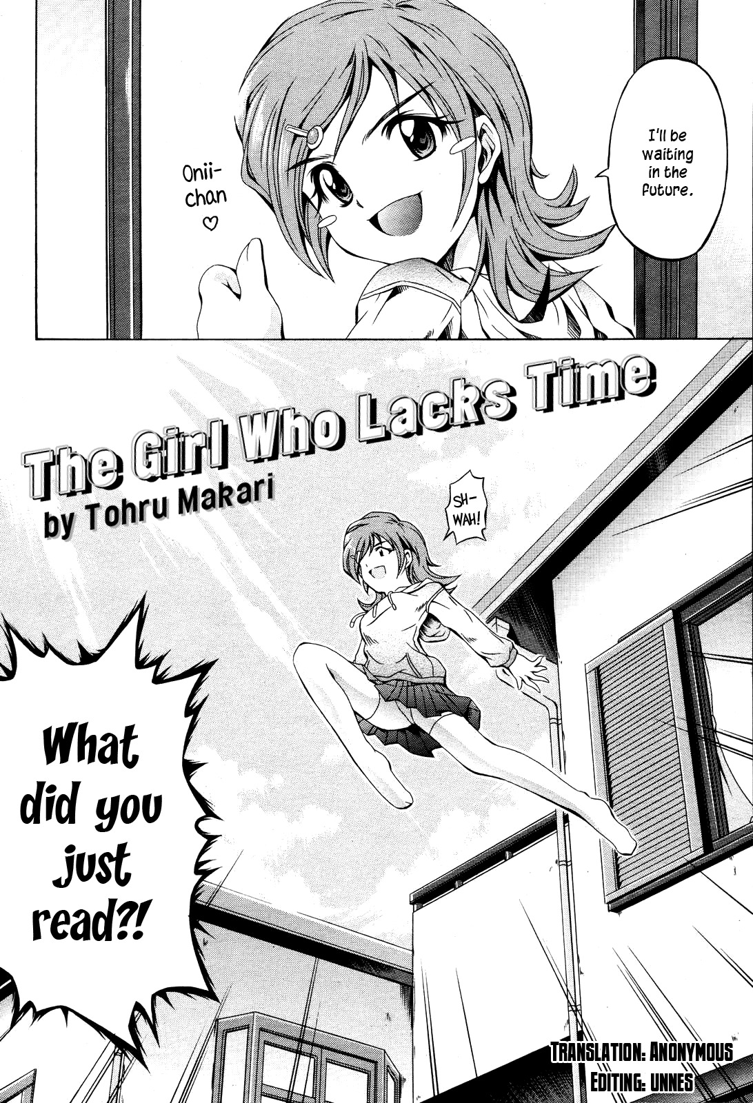 [Makari Tohru] Toki ni Kakeru Shoujo | The Girl Who Lacks Time (Anthurium - Bonnou no Hana) [English] page 2 full