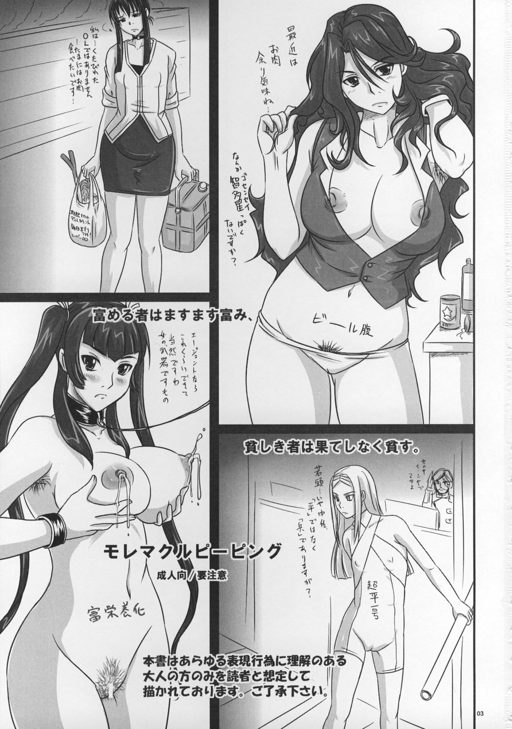 (C73) [Nozarashi (Nozarasi Satoru)] Moremakuru Peeping (Gundam 00) page 2 full