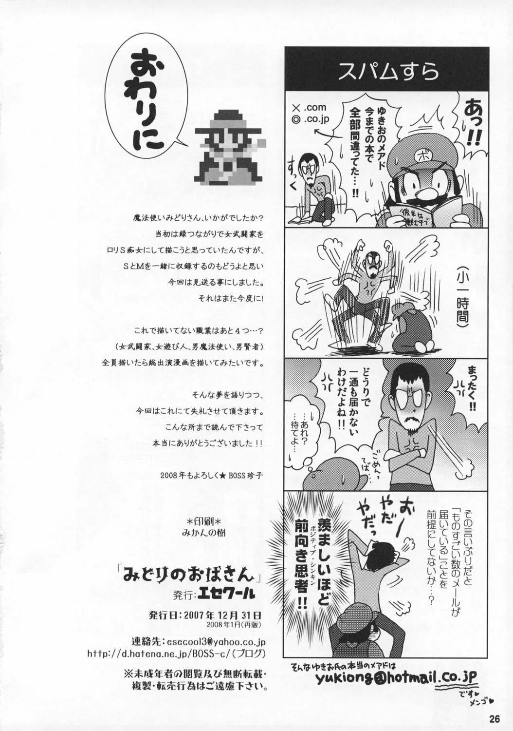 (C73) [Esecool (BOSS Chin)] Midori no Oba-san (Dragon Quest III) page 25 full