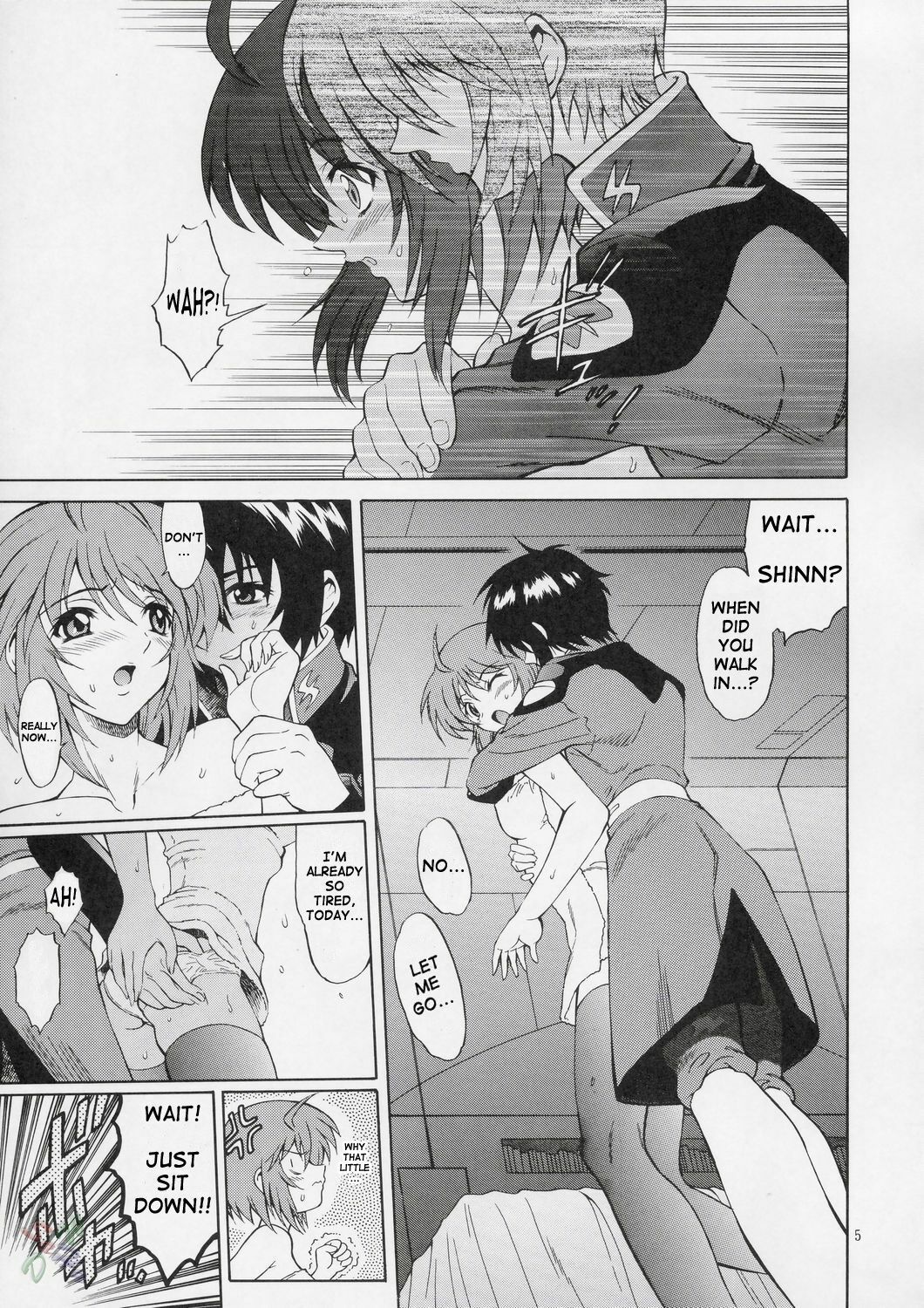 (C67) [GUST (Harukaze Soyogu)] BURNING!! (Mobile Suit Gundam Seed Destiny) [English] [SaHa] page 5 full