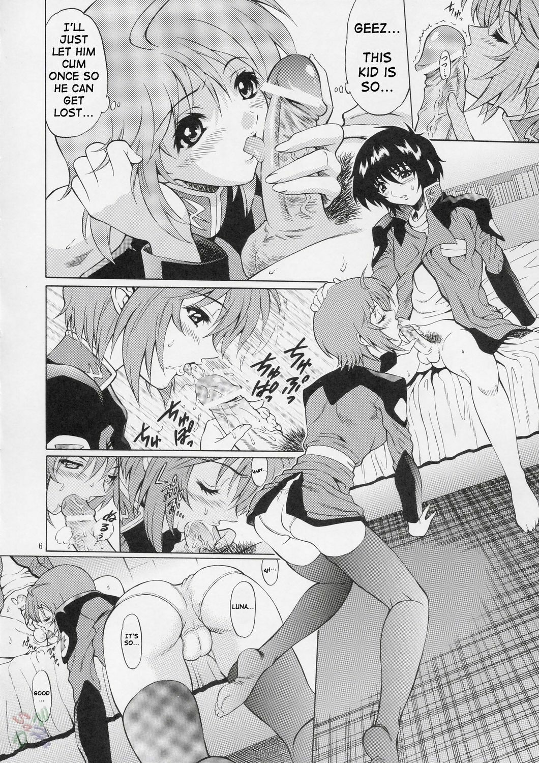 (C67) [GUST (Harukaze Soyogu)] BURNING!! (Mobile Suit Gundam Seed Destiny) [English] [SaHa] page 6 full