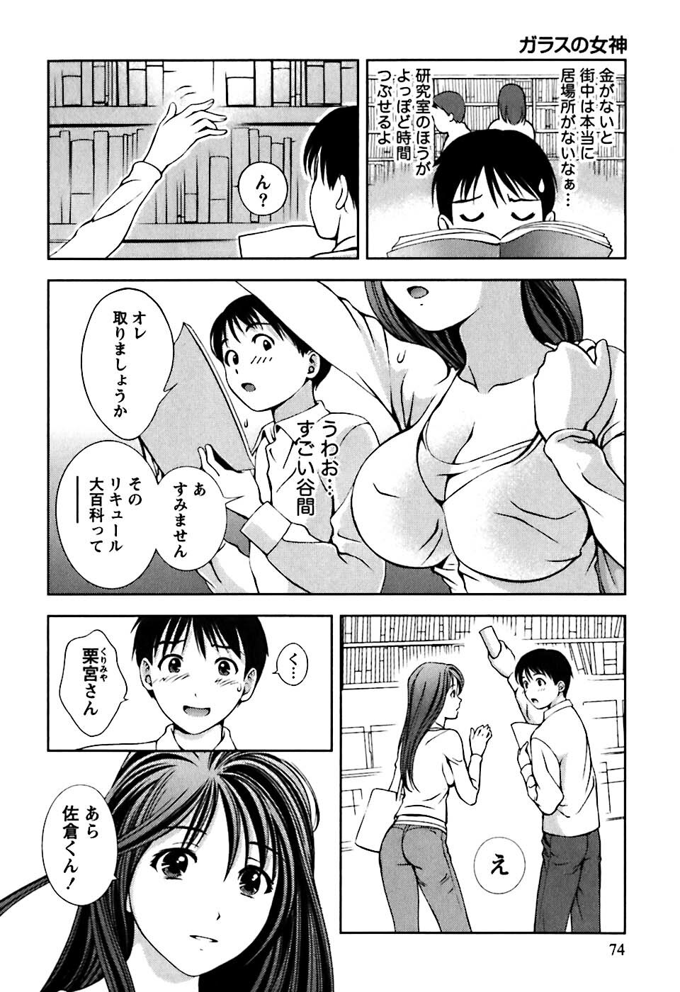 [Asamori Mizuki] Glass no Megami 1 page 77 full