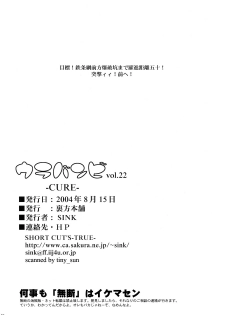 (C66) [Urakata Honpo (SINK)] Urabambi Vol. 22 -CURE- (Futari wa Precure) - page 34