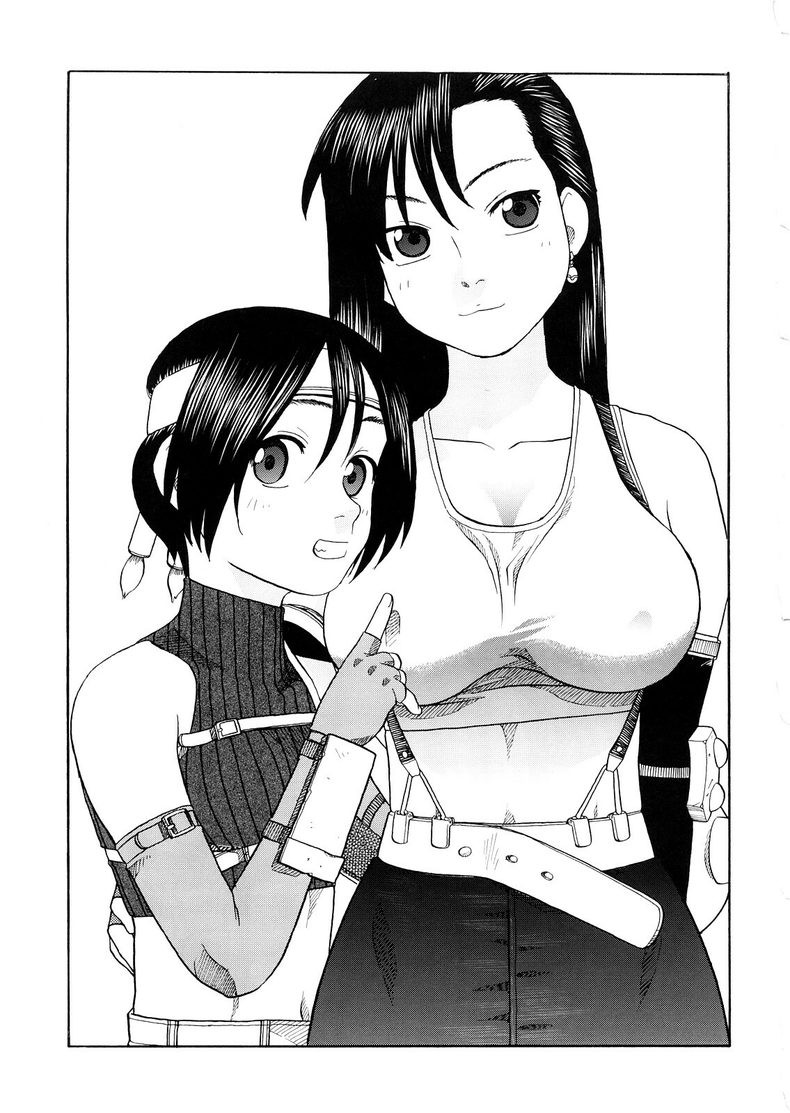 (COMIC1☆2) [Studio Wallaby (Niiruma Kenji)] Tifa to Yuffie to Yojouhan (Final Fantasy VII) page 2 full