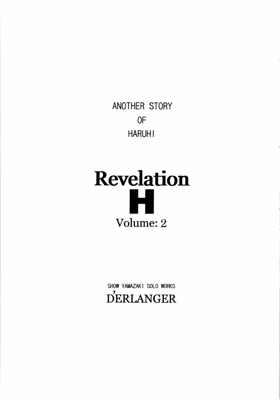 [D'ERLANGER (Yamazaki Show)] Revelation H Volume: 2 (Suzumiya Haruhi no Yuuutsu) page 2 full