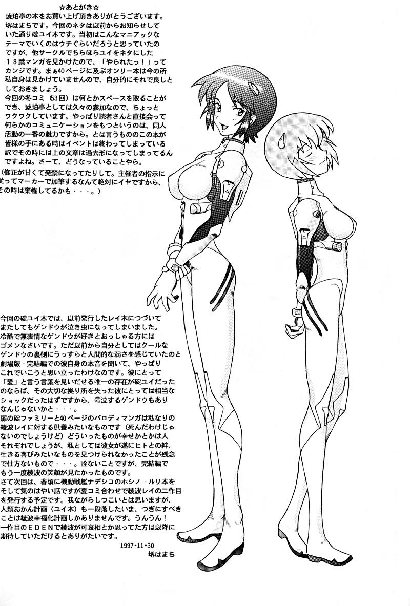 [Kohakutei (Sakai Hamachi)] EDEN -Yui- (Neon Genesis Evangelion) [1998-03-06] page 38 full