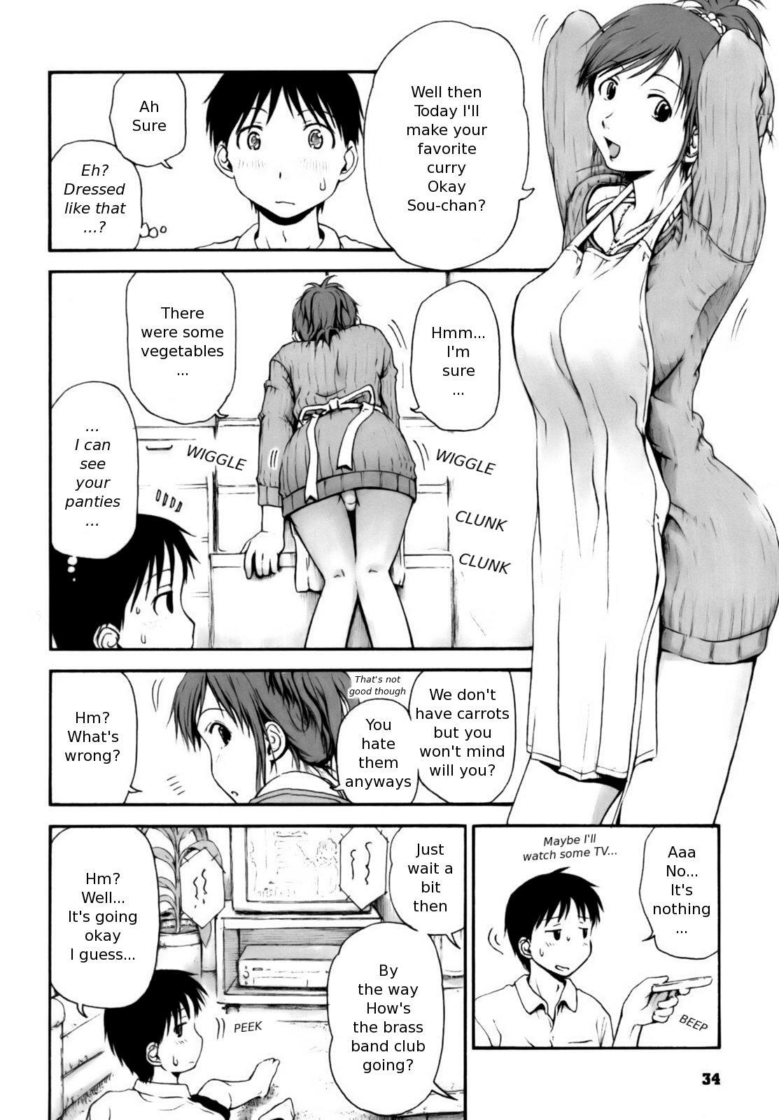 [Hagure Tanishi] Itsumo Kimi o Kanjiteru - All day & all night, I feel you. [English] [Random Translator] page 34 full