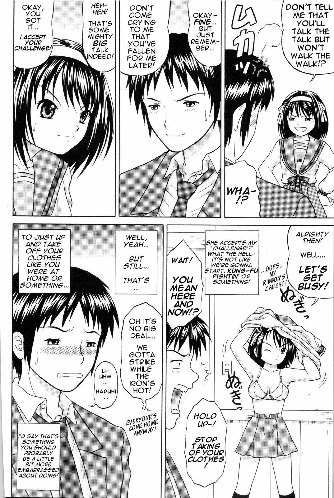 (SC37) [D'ERLANGER (Yamazaki Show)] Revelation H Volume: 1 (Suzumiya Haruhi no Yuuutsu) [English] [Phantom] page 4 full