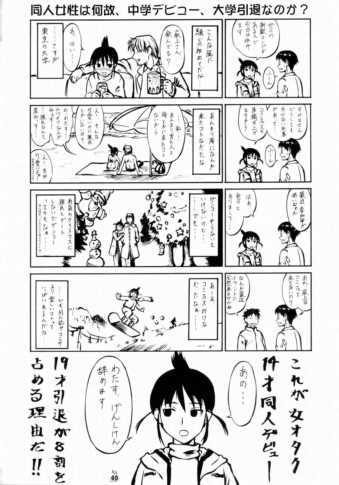 (C67) [Tsurikichi Doumei (Kiki Ryuu, Shiomi Yuusuke, Umedama Nabu)] Genshiken Kemono Arawaru (Various) page 39 full