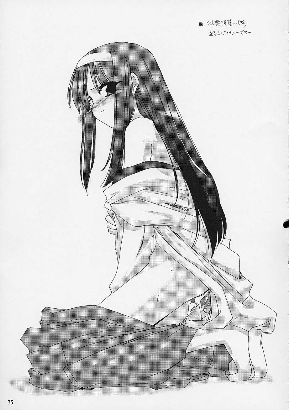 [Digital Lover / Doowatchalike (Nakajima Yuka)] Hakanatsuki (Tsukihime) page 34 full