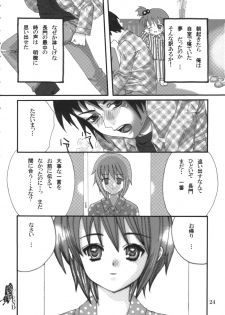 (C71) [MeltDowner (Nanase Meruchi)] Vanishing Love (Suzumiya Haruhi no Yuuutsu) - page 23