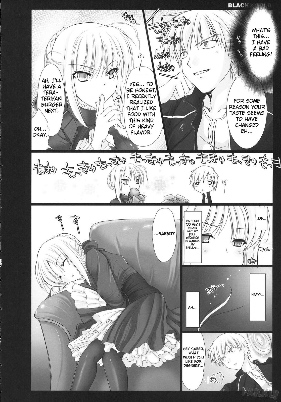 (C72) [UDON-YA (Kizuki Aruchu, ZAN)] BLACKxGOLD (Fate/hollow ataraxia) [English] [Fakku] [Decensored] page 10 full