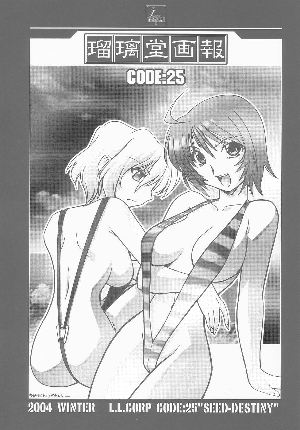 (C67) [U-A Daisakusen (Harada Shoutarou)] Ruridou Gahou CODE:25 (Gundam Seed Destiny) page 3 full