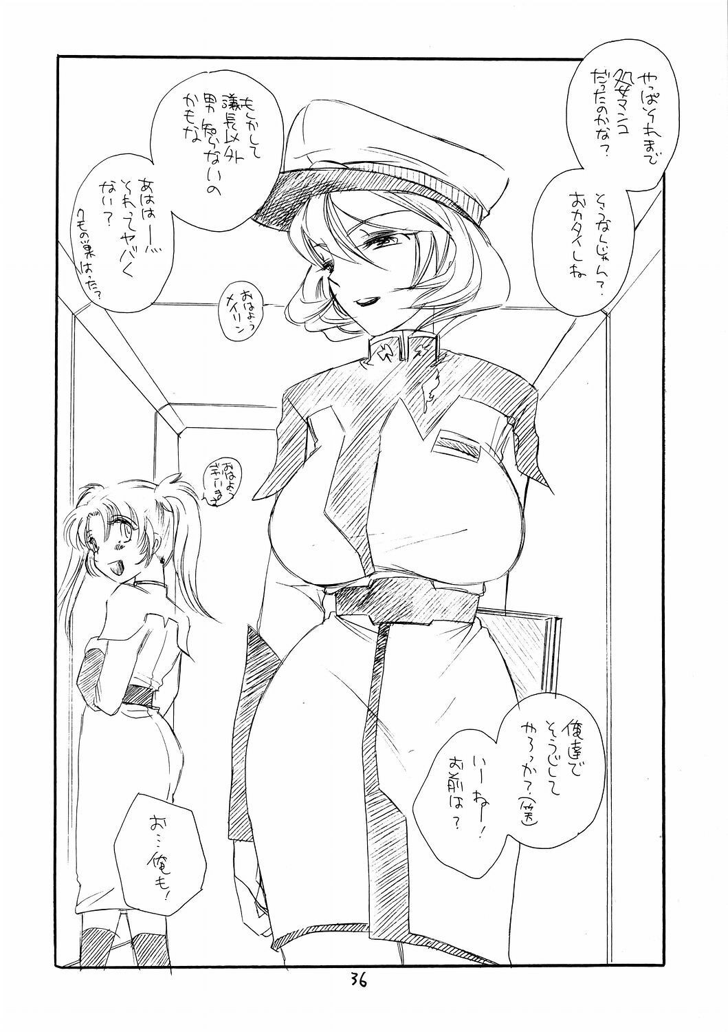 (C68) [TENKAICHI BABY'S (BENNY'S, Inomoto Rikako)] G,D,S,G (Gundam SEED DESTINY) page 35 full