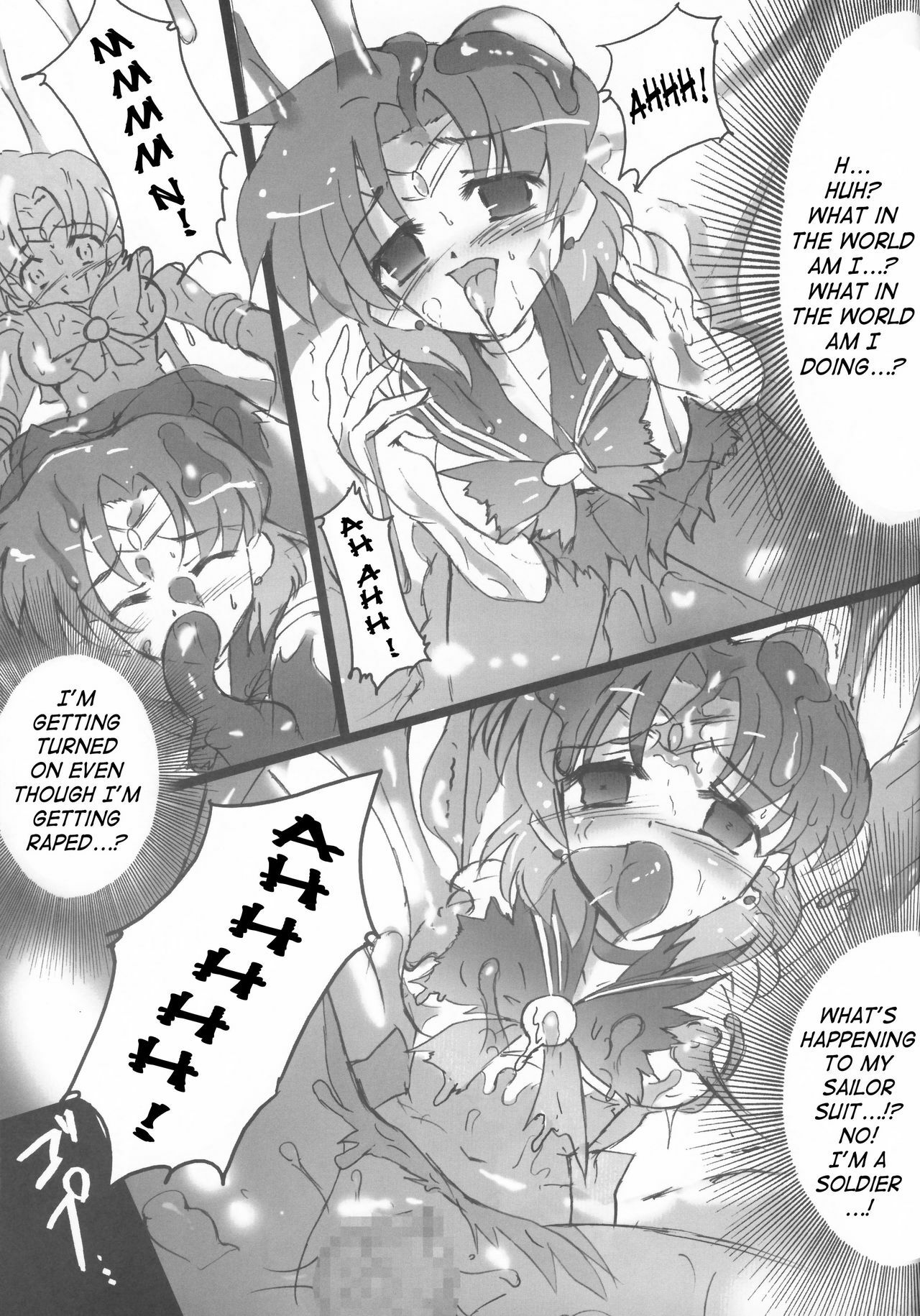 [Uragiri no Doukutsu (Hiro)] Dark Make up (Sailor Moon) [English] [SaHa] page 12 full