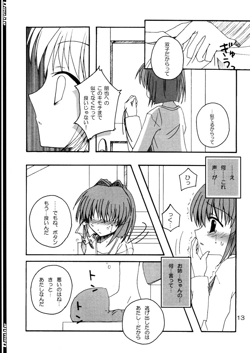 (C66) [Ashihireya (Gekiama Anko)] Double (Clannad) page 12 full