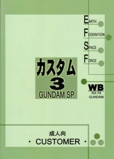 (C61) [CUSTOMER (Chuushin Kuranosuke, Nagase Ruriwo, OKAWARI)] Custom 3 Gundam SP (Kidou Senshi Gundam) - page 30