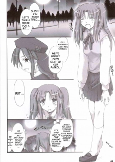 (C66) [Shimoyakedou (Ouma Tokiichi, SHOW=K)] Roji Ura no Kanojotachi | Back-Alley Girls (Tsukihime) [English] [SaHa] - page 5