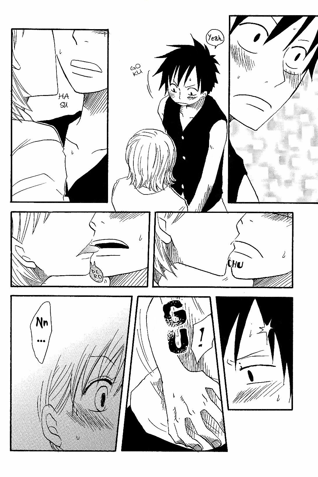 [CHANNEL KING (Fujisaki Kazuko)] Dakishimetara Kiss o Shiyou. (One Piece) [English] [Alastair] page 15 full