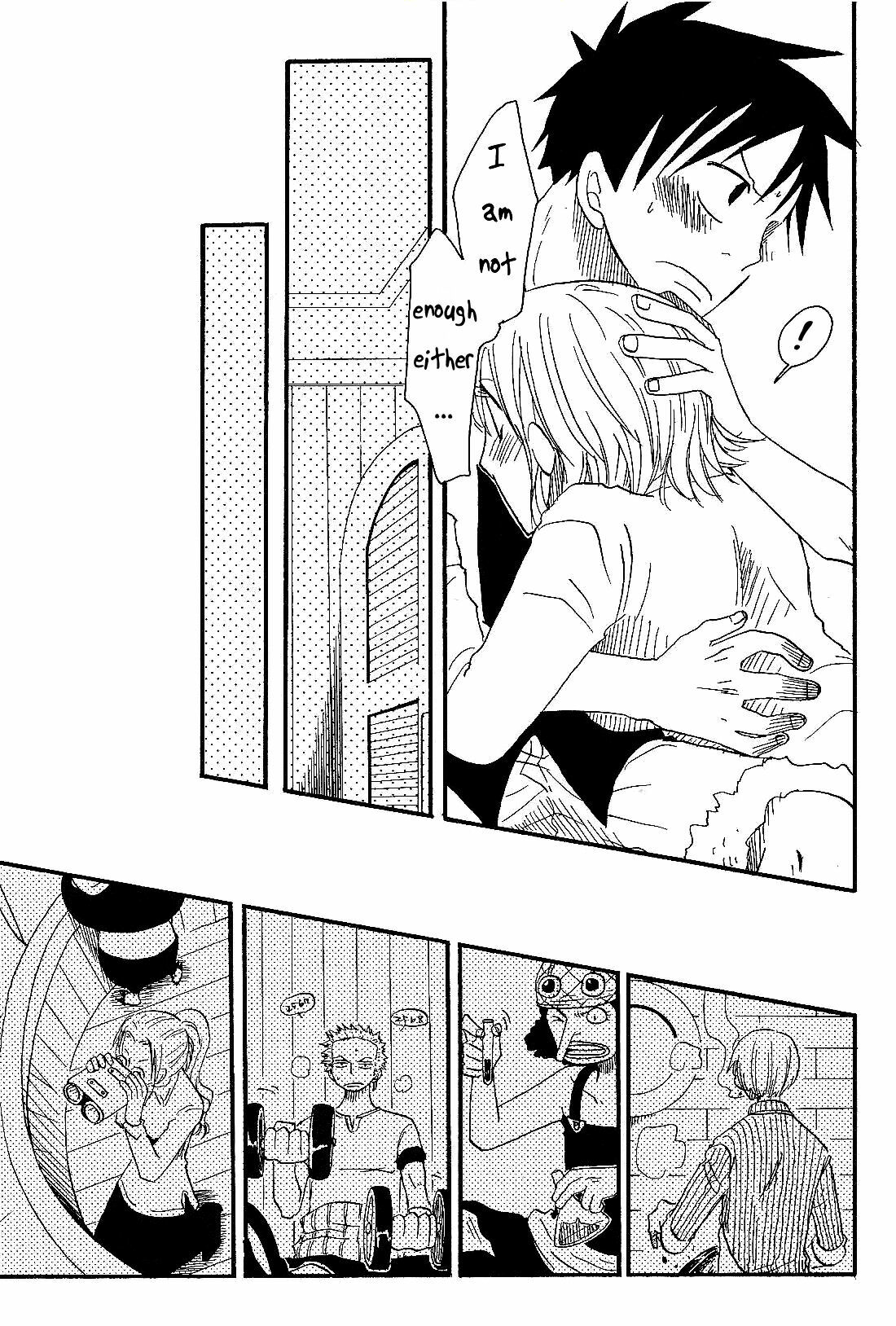 [CHANNEL KING (Fujisaki Kazuko)] Dakishimetara Kiss o Shiyou. (One Piece) [English] [Alastair] page 18 full