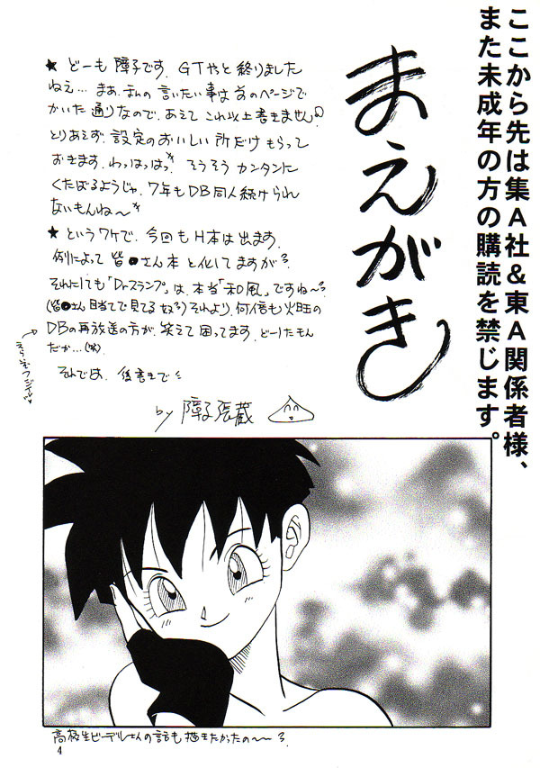 (C53) [Chirigami Goya, Fusuma Goten (Shouji Hariko)] HoHeTo (Dragon Ball GT) [English] page 3 full