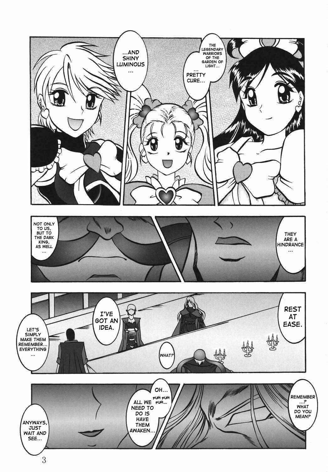 (Comic Castle 2005) [Studio Kyawn (Murakami Masaki)] GREATEST ECLIPSE True SHINE ～Kouki～ (Futari wa Precure) [English] page 2 full