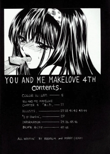 (C59) [PERFECT CRIME (REDRUM)] You and Me Make Love 4th - page 6