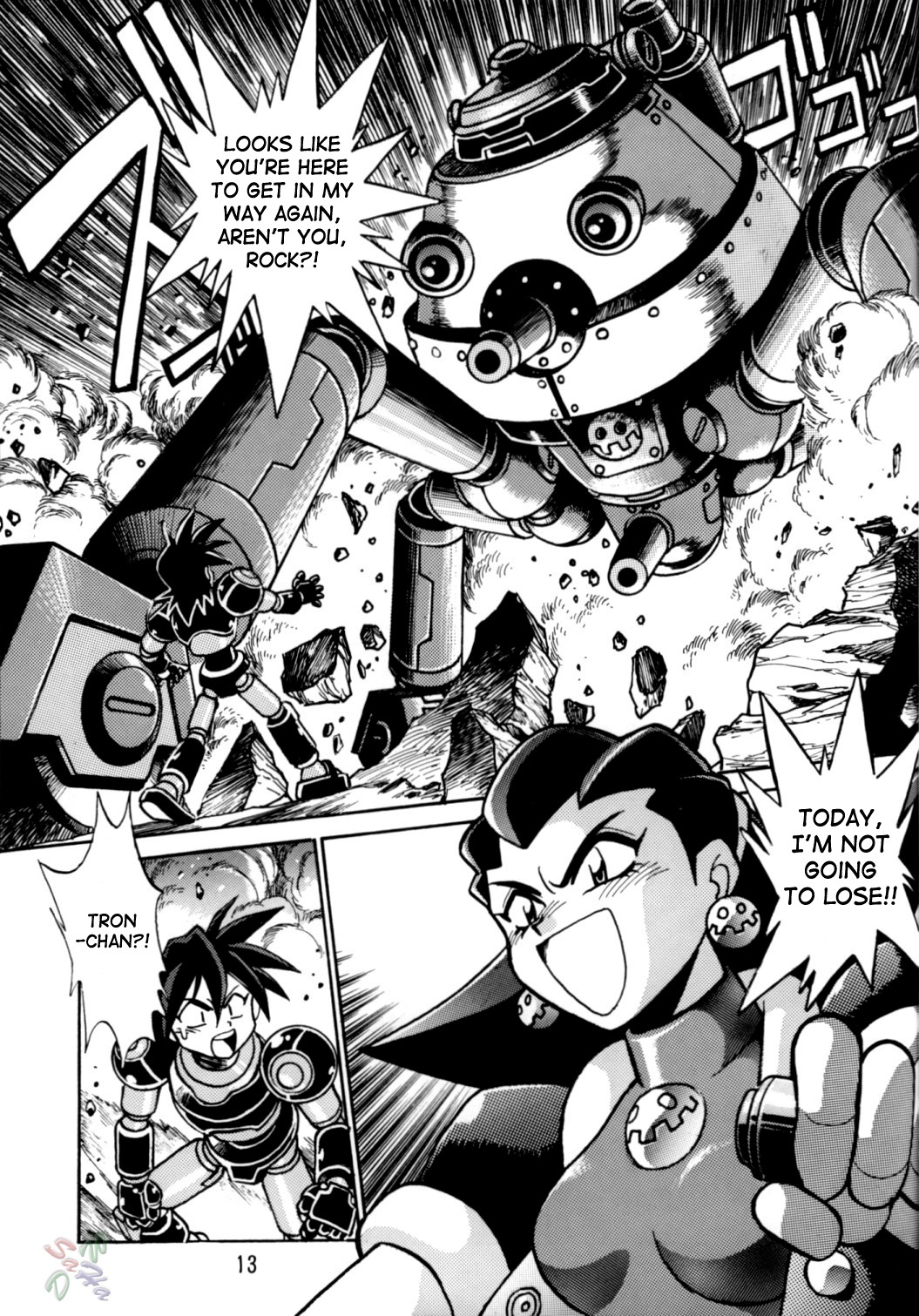 [Studio Katsudon (Manabe Jouji)] Rock Buster Go Shot!! (Rockman DASH) [English] [SaHa] page 14 full