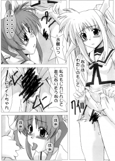 (C71) [Burning Hammer (Fukui Sora)] Nisemono no karada nano? (Mahou Shoujo Lyrical Nanoha) - page 13