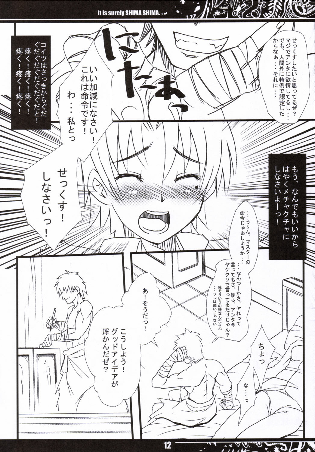 (C69) [MeroMeroFactory XL (Mochisuke Teru)] It Is Surely Shima Shima. (Fate/hollow ataraxia) page 11 full