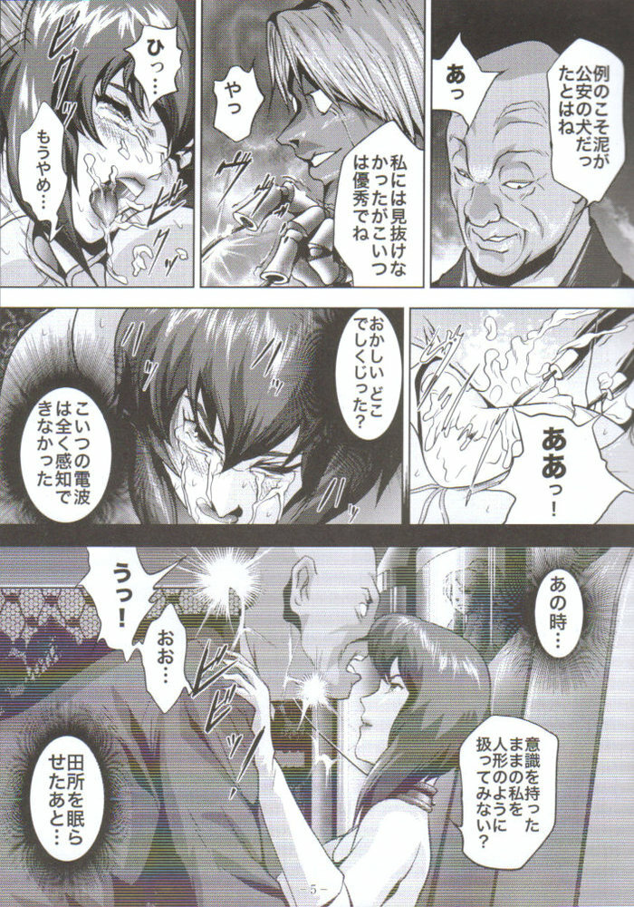 [Akiyama Production (Mikazuki Shikou)] Dennou Shokei (Ghost in the Shell) page 4 full