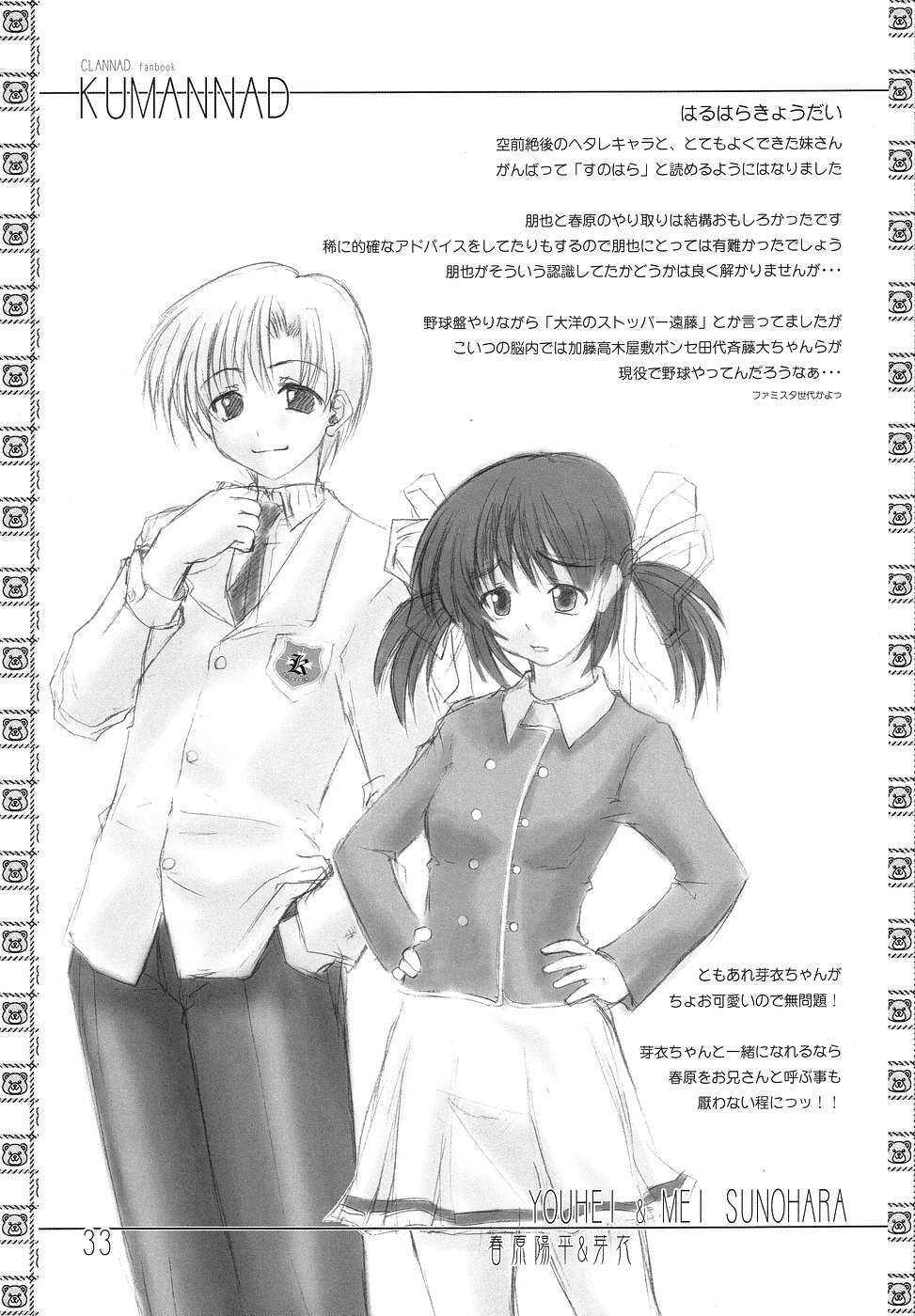 (C67) [eau-Rouge (Rikamoto Miyuki)] KUMANNAD (Clannad) page 32 full