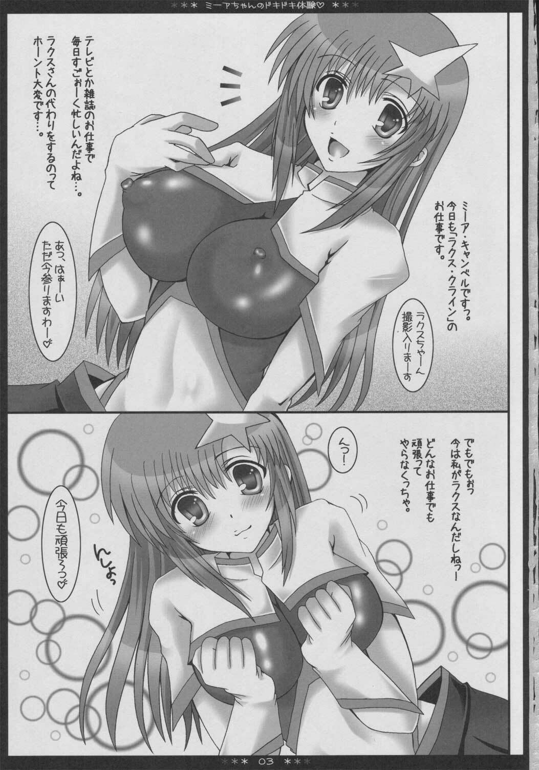 (Comic Castle 2005) [HAPPY WATER (Kizaki Yuuri)] Meerchan no DOKIDOKI taiken (Gundam SEED DESTINY) page 2 full