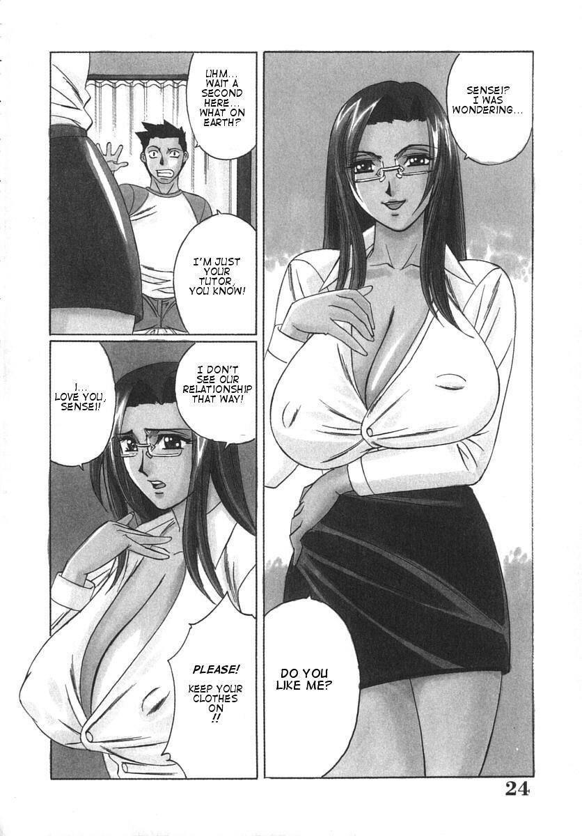 [Yamamoto Yoshifumi] Katei Kyoushi Bakunyuugari | Tutor Huge Breast Hunting [English] [Dilandau] page 27 full