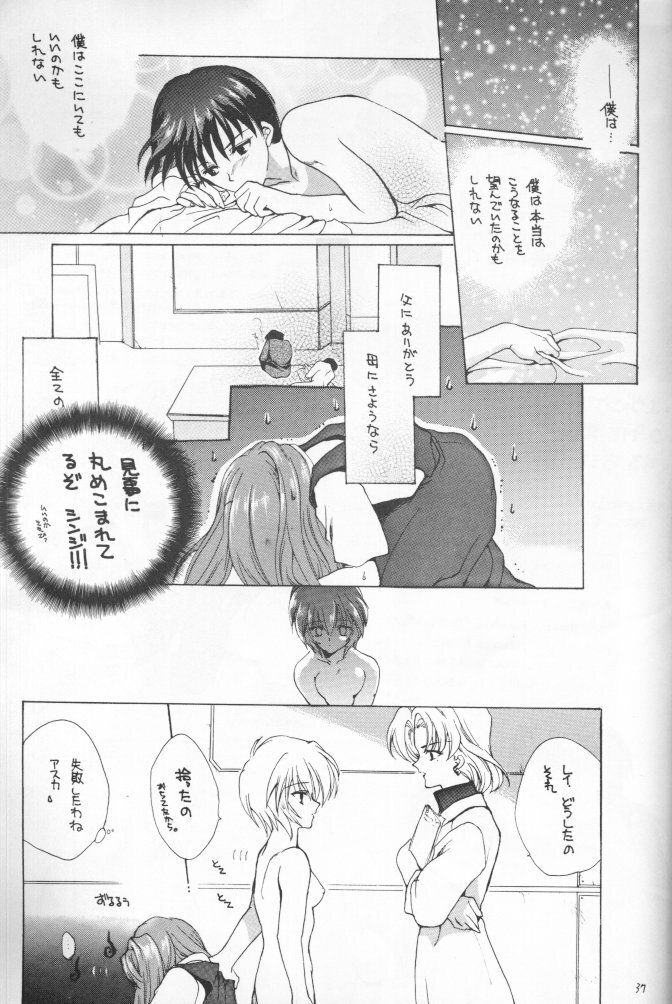 (CR20) [Hanzai Tengoku (Hasei Agana)] Kikei no Sakana (Neon Genesis Evangelion) page 35 full