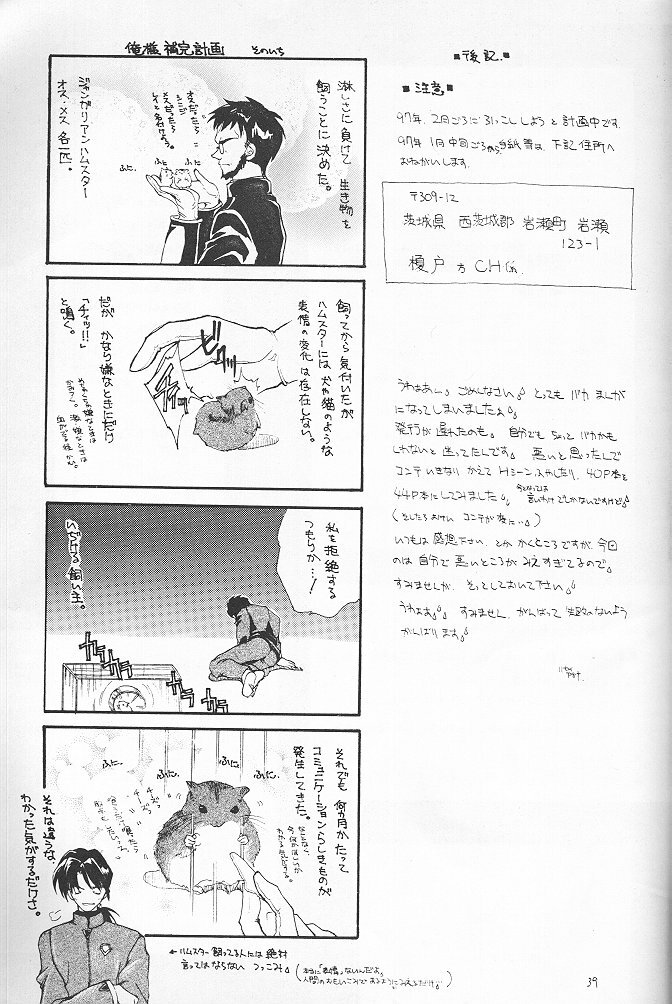 (CR20) [Hanzai Tengoku (Hasei Agana)] Kikei no Sakana (Neon Genesis Evangelion) page 37 full