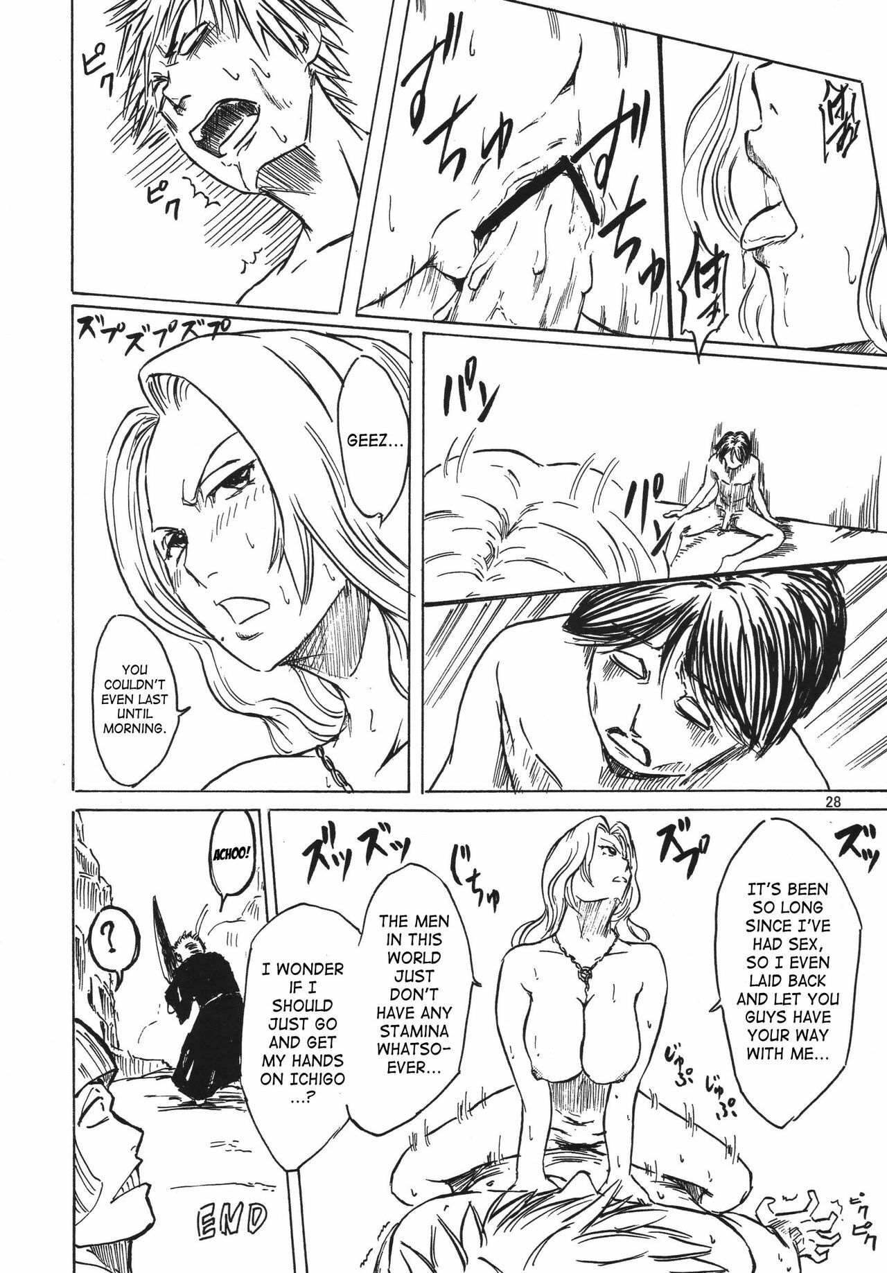 (C70) [Hanamiduki (Miduki Jou)] NO MERCY 3 (BLEACH) [English] [SaHa] page 27 full