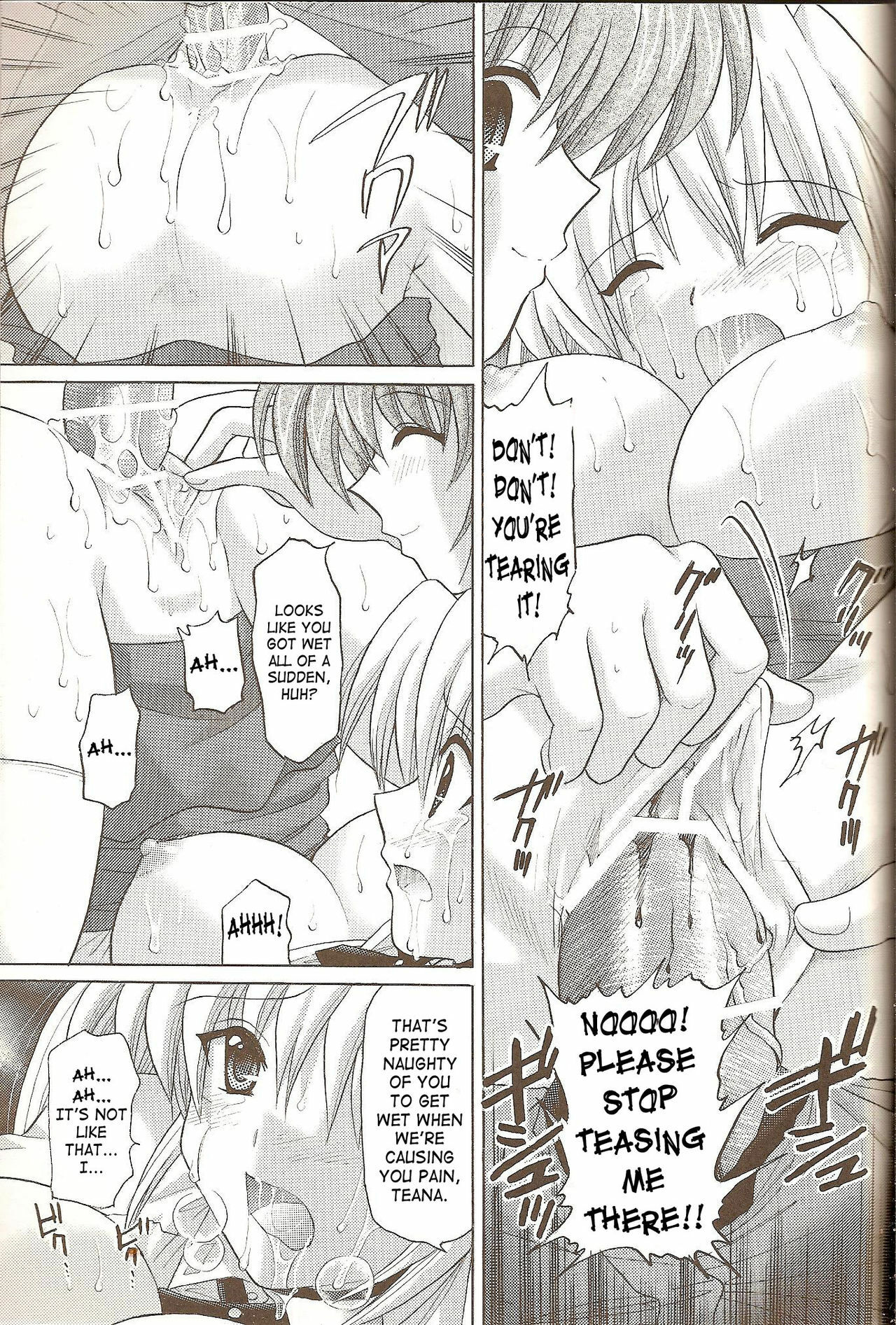 (SC38) [TecchiTecchi (Yuzupon)] Nanoha no Zettai Zetsumei S+ | Nanoha's Desperate Situation S+ (Mahou Shoujo Lyrical Nanoha) [English] [SaHa] page 6 full