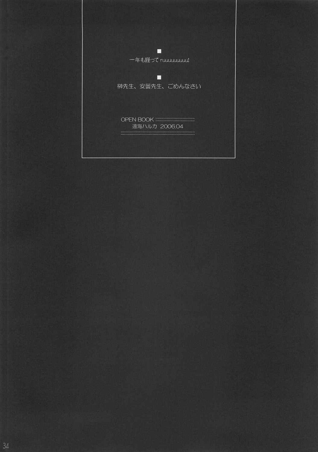 [OPEN BOOK (Toumi Haruka)] Dive Into The Night (Scrapped Princess) page 33 full